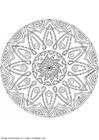F�rgl�ggningsbilder mandala-1502g