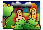 Adam och Eva - ledsna