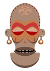 Afrikansk mask - Zaire - Angola