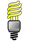 energisparande glödlampa