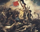 bilder Eugene Delacroix - Friheten leder folket - franska revolutionen