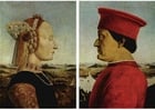 bilder Federico de Montefeltro och hans hustru Battista Sforza