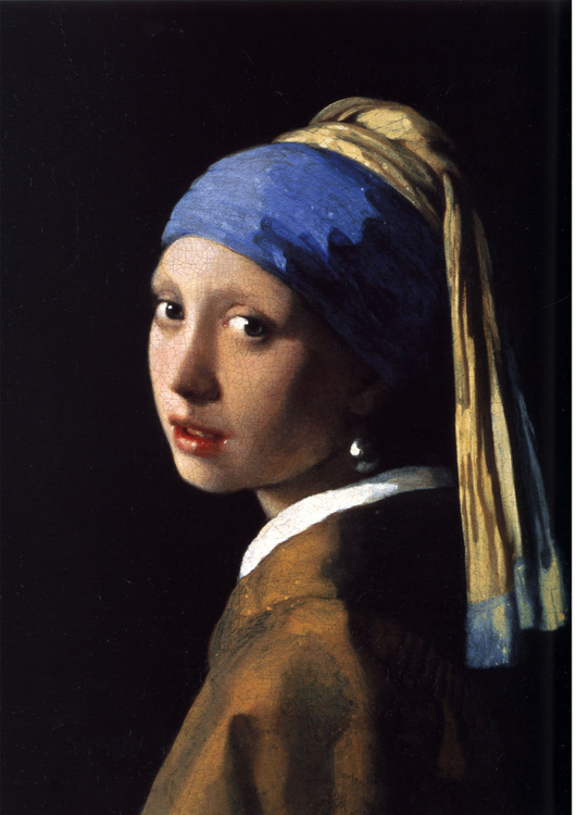 bild Flicka med pÃ¤rlÃ¶rhÃ¤nge - Johannes Vermeer