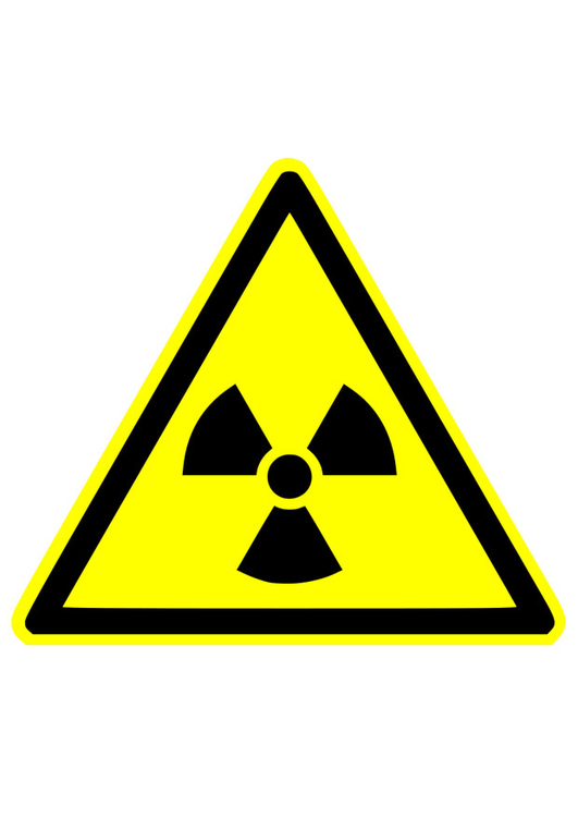 bild varning fÃ¶r radioaktivitet