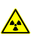 varning för radioaktivitet