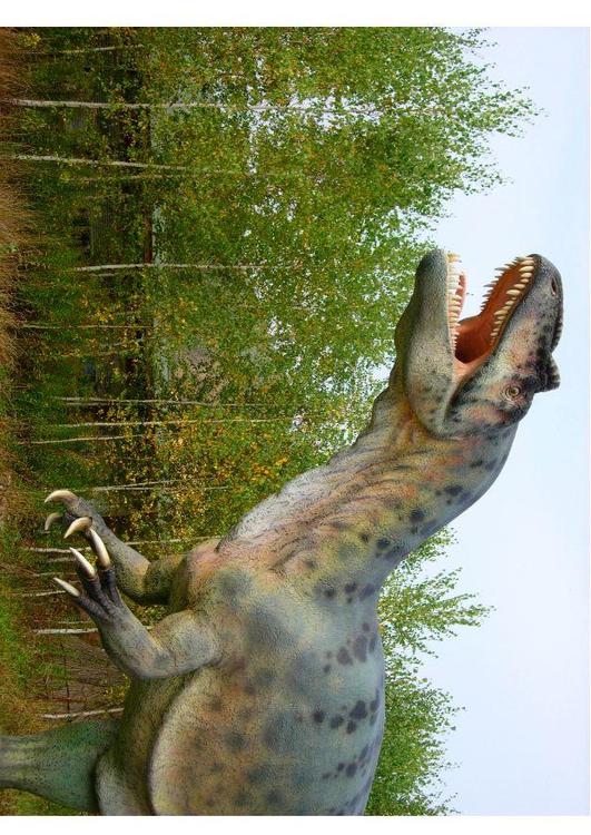 Allosaurus replik