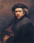 Foton målning av Rembrandt