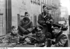 Foton Polen - Litzmannstadts ghetto - tyska soldater