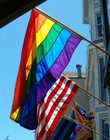 Foton regnbågsflagga