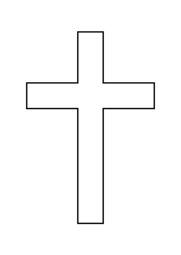 Målarbild kors