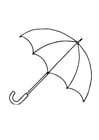 01b. uppfällt paraply