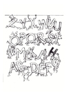 F�rgl�ggningsbilder alfabet