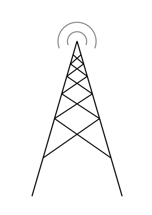 Målarbild antenn
