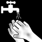 F�rgl�ggningsbilder att tvätta händerna