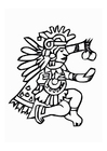 F�rgl�ggningsbilder aztekisk gud