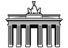 F�rgl�ggningsbilder Berlin - Brandenburger Tor