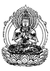 F�rgl�ggningsbilder Buddha