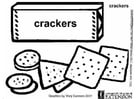 F�rgl�ggningsbilder Crackers-kex