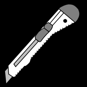 Målarbild cutter kniv
