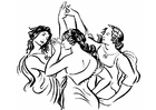 dansande kvinnor