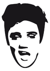 F�rgl�ggningsbilder Elvis Presley