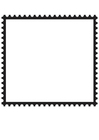 fyrkantigt frimärke