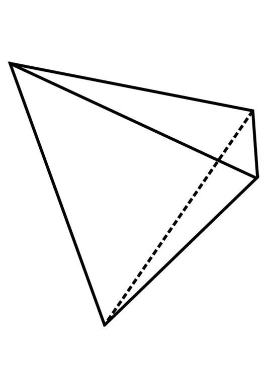 geometrisk figur - tetraeder