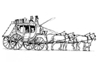 hästar med vagn