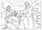 F�rgl�ggningsbilder Jesus botar sjuka