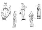 F�rgl�ggningsbilder kvinnor i antikens Grekland