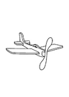 F�rgl�ggningsbilder leksaksflygplan