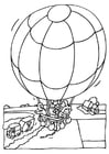F�rgl�ggningsbilder luftballong