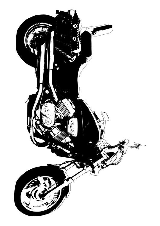 motorcykel - Honda magna