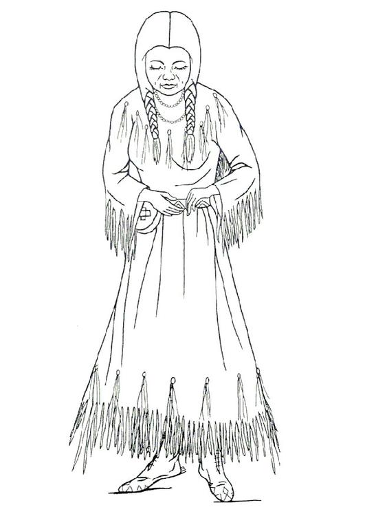 Nimiipu-kvinna