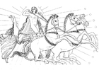F�rgl�ggningsbilder Odysseus - illustration