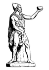 F�rgl�ggningsbilder Odysseus - illustration
