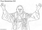 F�rgl�ggningsbilder Poven Benedikt XVI
