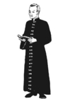 F�rgl�ggningsbilder präst