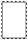 rektangulärt frimärke