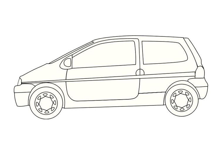 Målarbild Renault Twingo