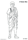 F�rgl�ggningsbilder romersk man