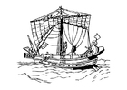 F�rgl�ggningsbilder romerskt skepp