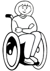 F�rgl�ggningsbilder rullstol