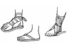 F�rgl�ggningsbilder sandaler