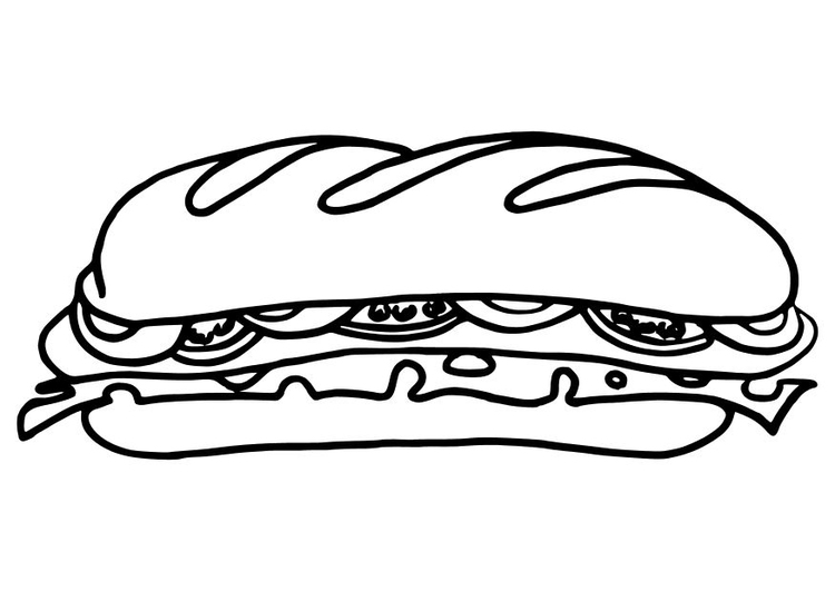 Målarbild sandwich