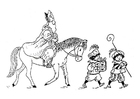 F�rgl�ggningsbilder Sankt Nikolas till häst