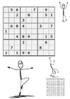 F�rgl�ggningsbilder sudoku - i rörelse