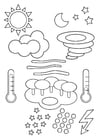 F�rgl�ggningsbilder vädersymboler