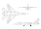F�rgl�ggningsbilder Vigilante A5 jaktflygplan