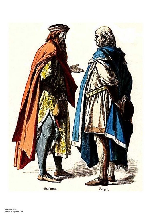 bild adelsman och borgare ( 14:e Ã¥rhundradet)